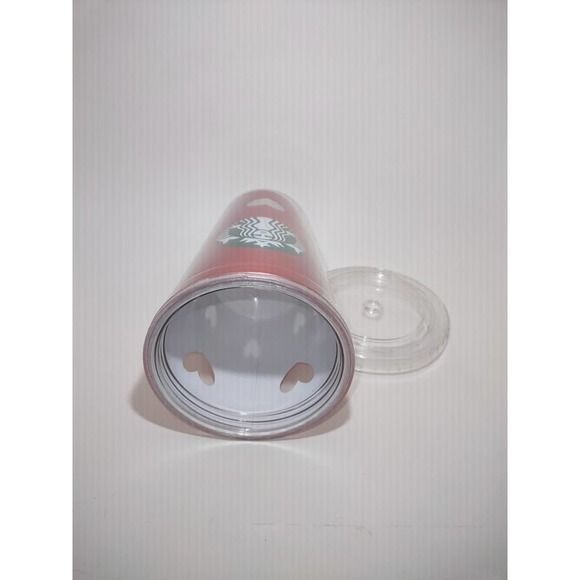 2020 STARBUCKS 16 oz. GRANDE Acrylic Cold Cup Tumbler Red With Silver HE… - Picture 3 of 7